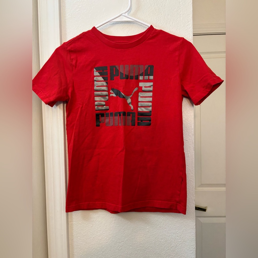 3 Puma Kid Tees with Graphic Logo